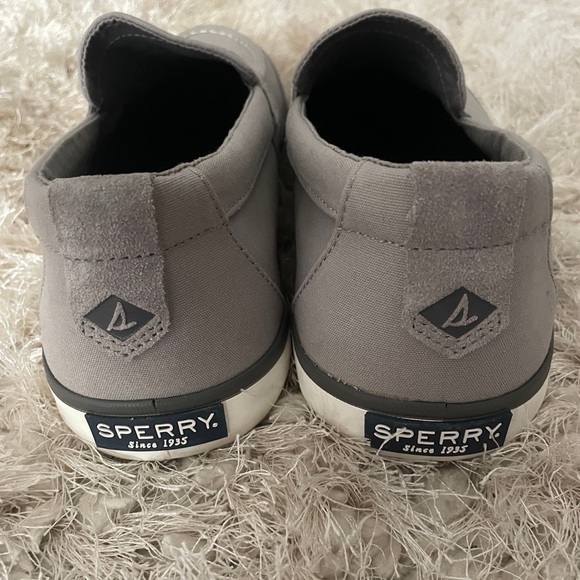 Sperry Top Sider men’s gray Mainsail Penny Slip-On Loafer Sneaker Size 11.5 NEW - Picture 6 of 9